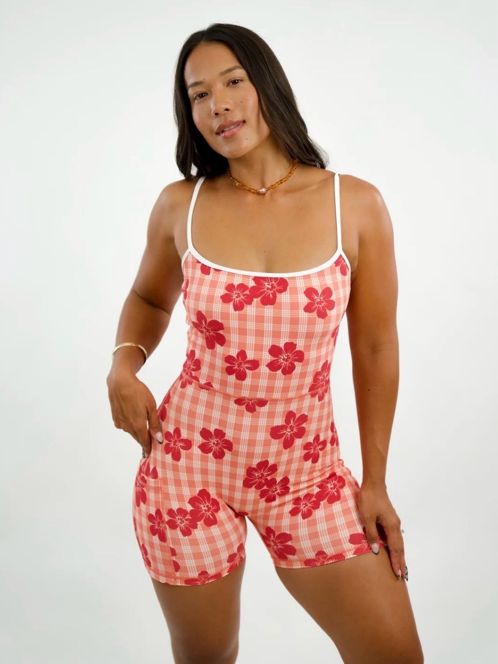 ABT x MahinaMade Kayla 2.0 Jumpsuit in print “Hau Coral”
